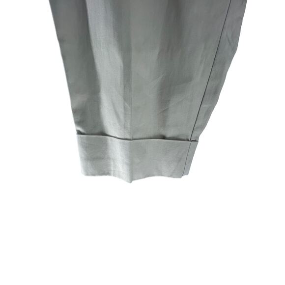 NWT Larry Levine Cream Khaki Capri Cropped Slim Leg Pants Women's Size 18 - Picture 3 of 7